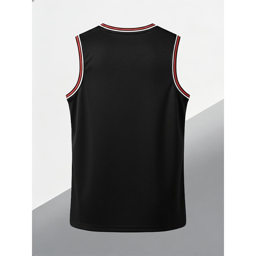 Red mesh jersey 1988 commemorative sleeveless sportswear, you can wear it for playing and fitness