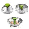 9/10/11 дюймов Нержавеющая сталь складная корзина для пароварки овощи еда фрукты расширяемая стойка для приготовления на пару кухонные принадлежности