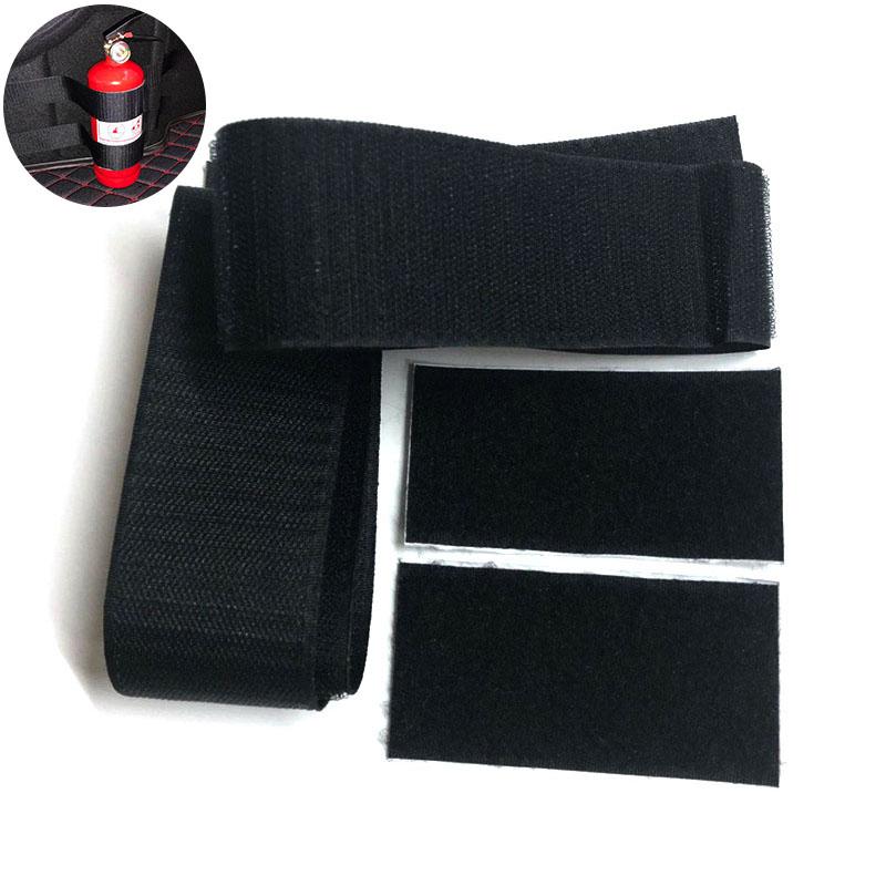 4 Pcs/Set Car Trunk Belts Storage Bag Magic Tapes Fixing Bandage Bracket Stickers Straps Fastener Car Styling
