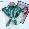 Versatile Paisley Retro Handprint Silk-Style Square Scarf for Women – Fashionable Neckerchief, Souvenir