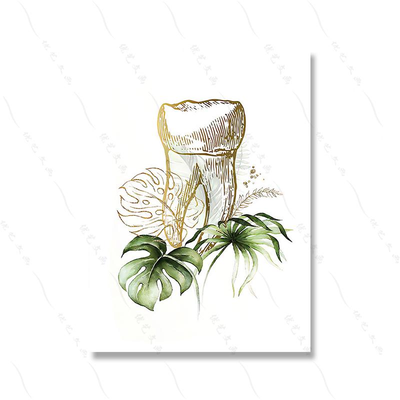 Анатомия зубов Скелет стоматологические инструменты настенная живопись на холсте плакаты на скандинавскую тему с принтом картина для медицинской клиники для комнаты домашний декор