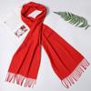 Casual Soft Warm Pashmina Cotton Cotton Scarf Pure Color Long Shawl
