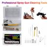 Набор для чистки пневматического распылителя, щетка для чистки, 22 шт., набор инструментов для обслуживания, профессиональный набор для чистки щеток и масла