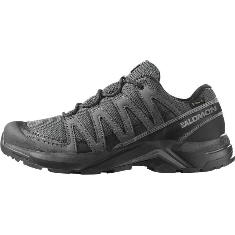 SALOMON X Adventure Низкие альпинистские ботинки Мужские черно-серые кроссовки 478092