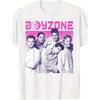 Мужская официальная винтажная футболка Boyzone 90-х - Иконические фото участников и ретро Boyzone, Свободная футболка с коротким рукавом для концертов, Повседневная одежда, Ностальгическая