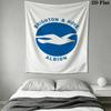 Brighton Wall Tapestry Aesthetic Wall Hanging Printed Fabric Blanket Decorative Tapestries for Bedroom Living Room Home Decor