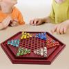 Chinese Checkers Game with 60 Marbles, 13.78 Inch Board for Ages 6 And Up