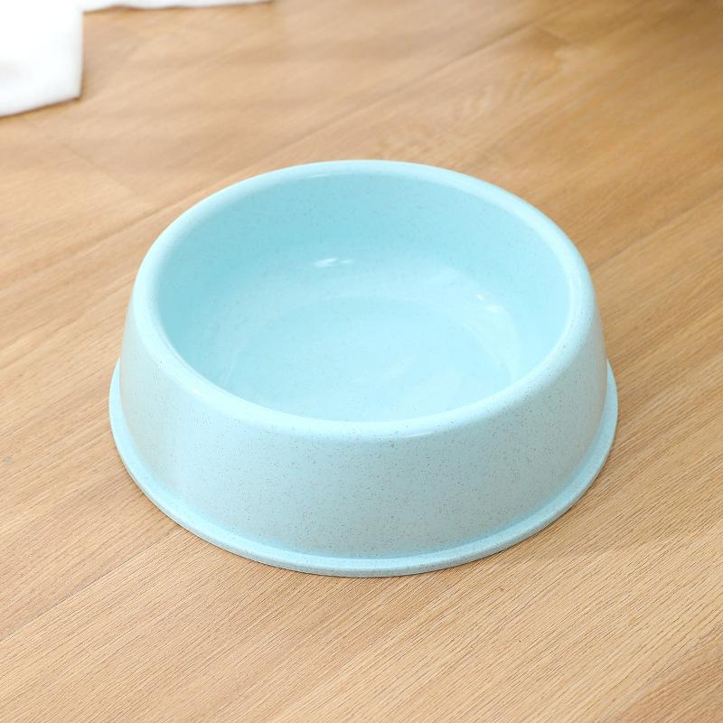 Утолщенная, Круглоротая, Из пшеничной соломы, Одинарная миска для кошек, Нескользящая и Прочная, Миска для корма для собак