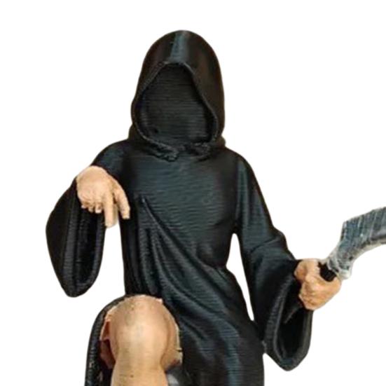 Готическая настольная скульптура Ручная работа Художественные украшения Таинственная фэнтезийная фигура Тема Хэллоуина Садовое украшение для полки