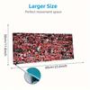 SK Slavia Praha Mouse Pad, Large Gaming Desk Mat, Non-slip XXL Mousepad for Laptop & Tablet, Mini PC Playmat with Stitched Edges