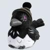 Murder Drones Uzi Crow Plush Toy 25cmCute Black Crow Stuffed Doll Soft Anime Plushie for Fans Birthday Christmas Gift Home Decor