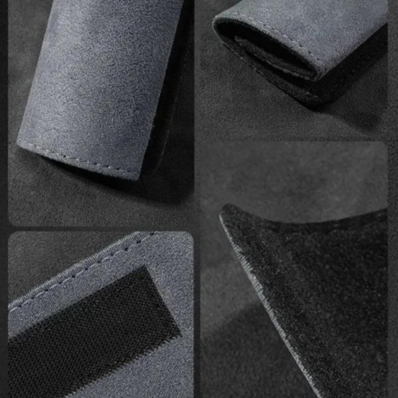 Car seat belt protectors, suitable for all seasons, suede fabric, 28cm, 2 pieces