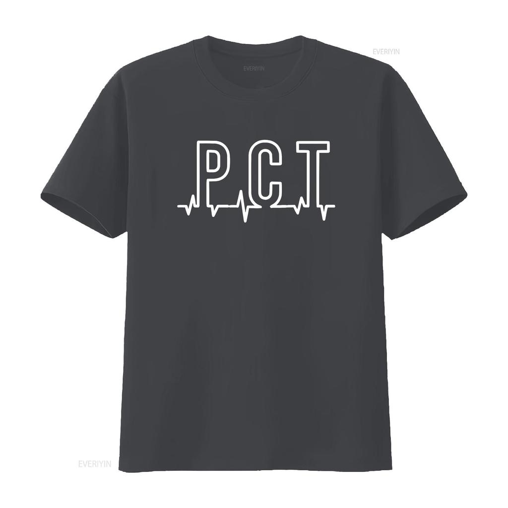 PCT Heartbeat Patient Care Technician Assistant Healthcare T Shirt vintage Washed Stylish Slightly graphic Unisex