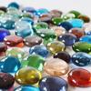 Home Craft Decoration Mixed Color Marbles Accessories Stone Glass Stones Aquarium Beads Fish Tank
