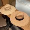 Chic Faceboosummer Handmade Raffigrass Big Brim Fedoras Cap Men Women Panamjazz Hat