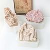 Силиконовая форма с текстурой и узором молитвы, формы для свечей для стола и спальни, для создания уникальных настольных украшений