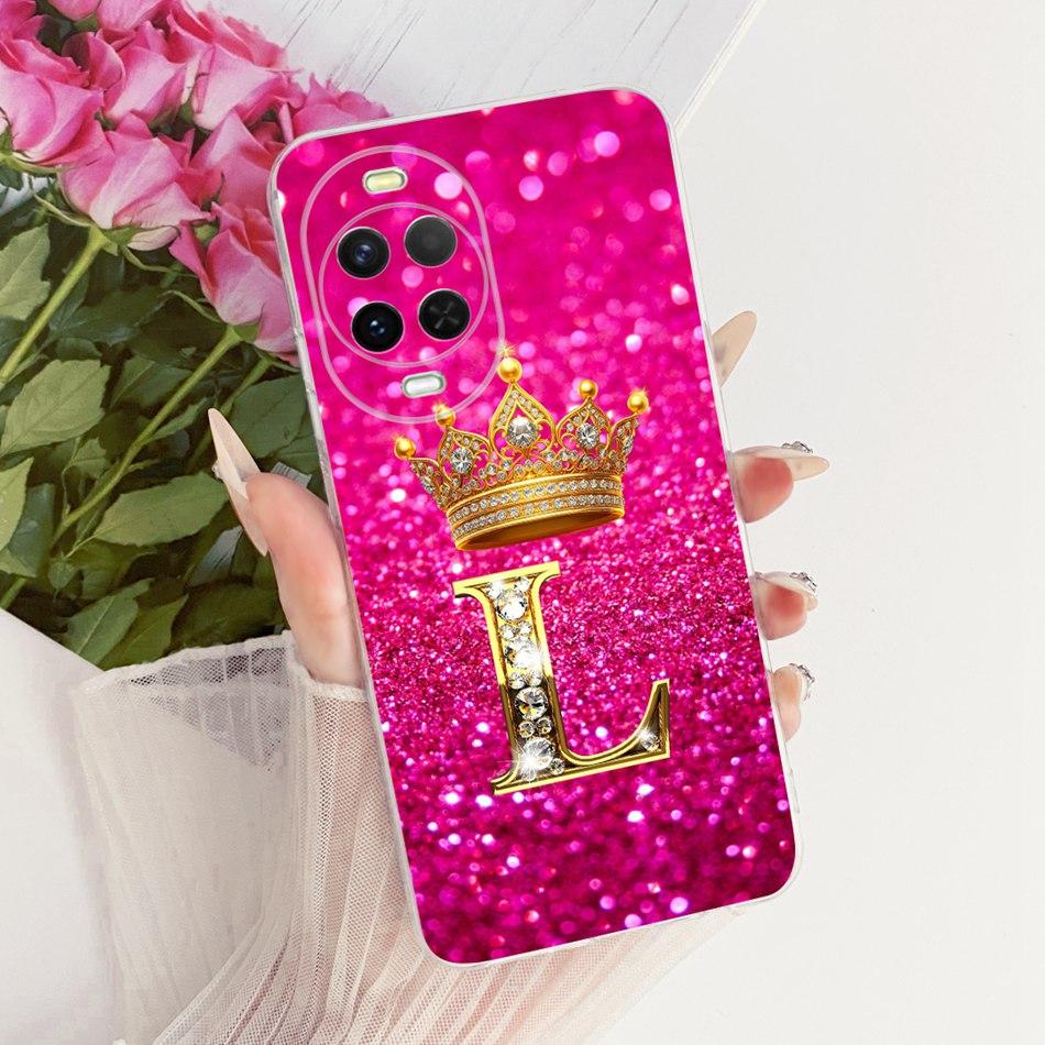 Для Huawei Nova 15 Pro 15Ultra 2026 Модный чехол для телефона с буквой и короной Для Huawei Nova15 15 Ultra 15Pro Мягкие силиконовые TPU чехлы