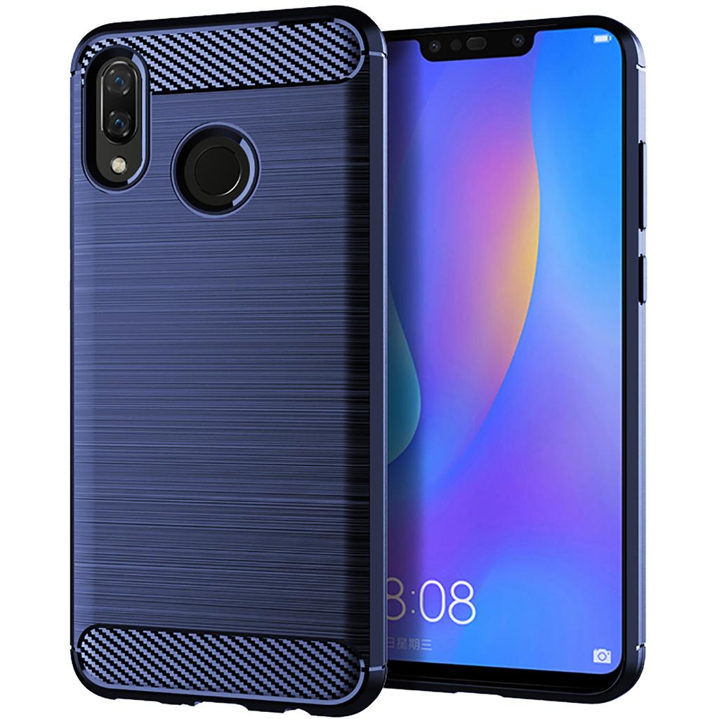 Матовый силиконовый чехол для p smart plus 2018 P smart Pro Z Ударопрочный чехол из углеродного волокна для Huawei Psmart 2018 2019 2021 Бампер