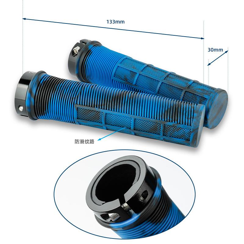 Складные велосипедные грипсы Lock On, велосипедные манжеты, противоскользящие, амортизирующие, чехол на ручки для горного велосипеда, грипсы для руля MTB BMX, велосипедная рукоятка