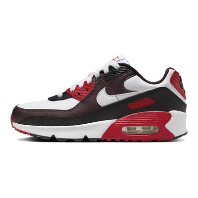 Air Max 90 GS бордовые Crush University красные детские кроссовки черные белые HF6358-600