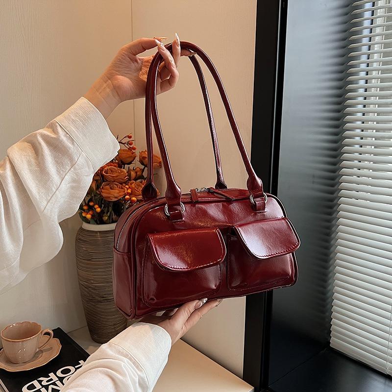 Сумка для боулинга Нишевая Бостонская Одноплечевая Сумка-тоут Подмышечная Сумка