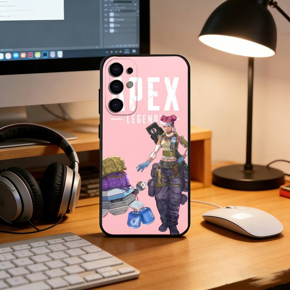Apex Legends Phone Case For Samsung S25,S24,S21,S22,S23,S30,Ultra,S20,Plus,Fe,Soft Silicone Black Cover