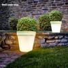 Наружный водонепроницаемый солнечный садовый светильник-цветочный горшок для украшения двора и балкона