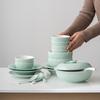 Набор столовой посуды Sushic из 56 предметов из селадоновой керамики