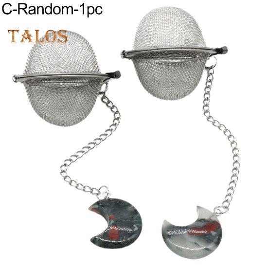 Ситечко для чая в форме луны, высокопрочный прочный горшок для специй, шаровое ситечко для чая для кофейни