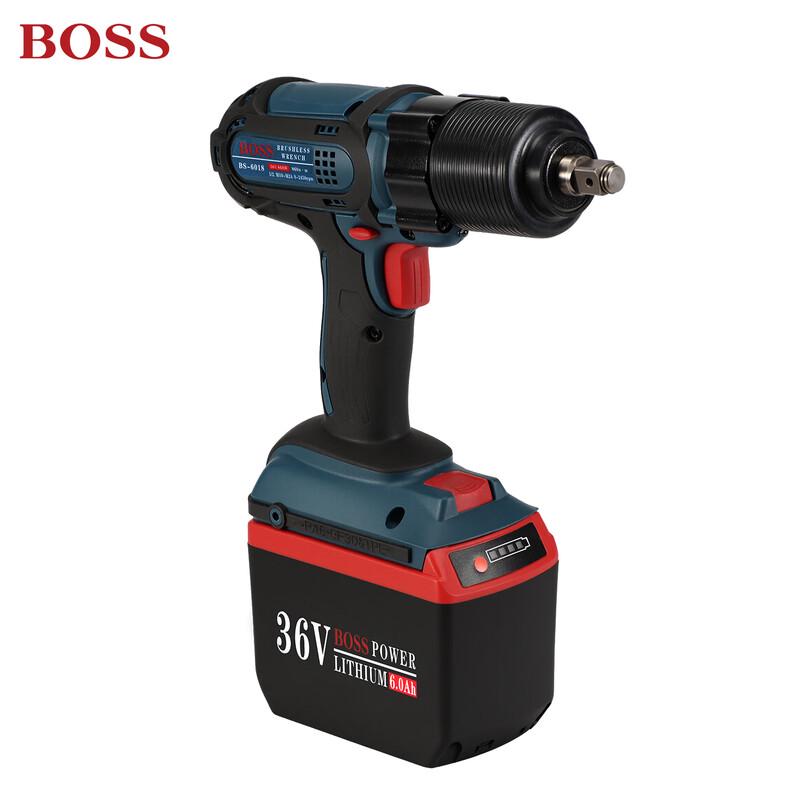 BOSS BS-6018 36V Cordless Brushless Impact Wrench & Hammer Drill CN plug (adapter included)