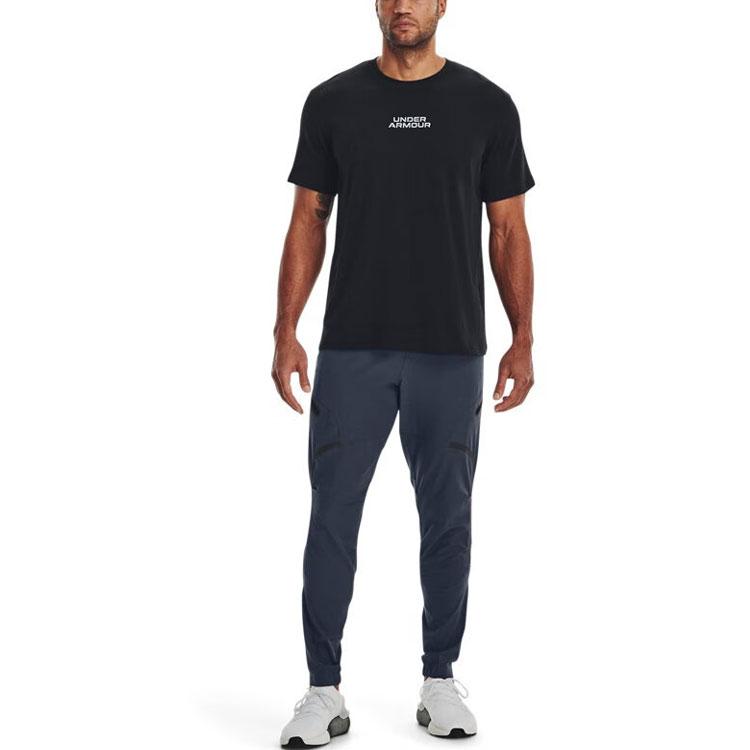 Under Armour Однотонные тренировочные тканые брюки-джоггеры мужские, черные, серые 1352026-044