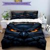 3pcs Night Owl Duvet Cover Set -Includes 1 Duvet Cover and 2 Pillowcases, No Quilt Core, All-Season Home Decor  yy251111108