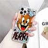 JT46 Кошка и мышь прозрачный чехол для Samsung A04 A14 A23 M33 M53 Realme 10 9 C35 C55 VIVO Y02 X80 Infinix Hot 30 Note 11 Tecno Spark 8P Pro