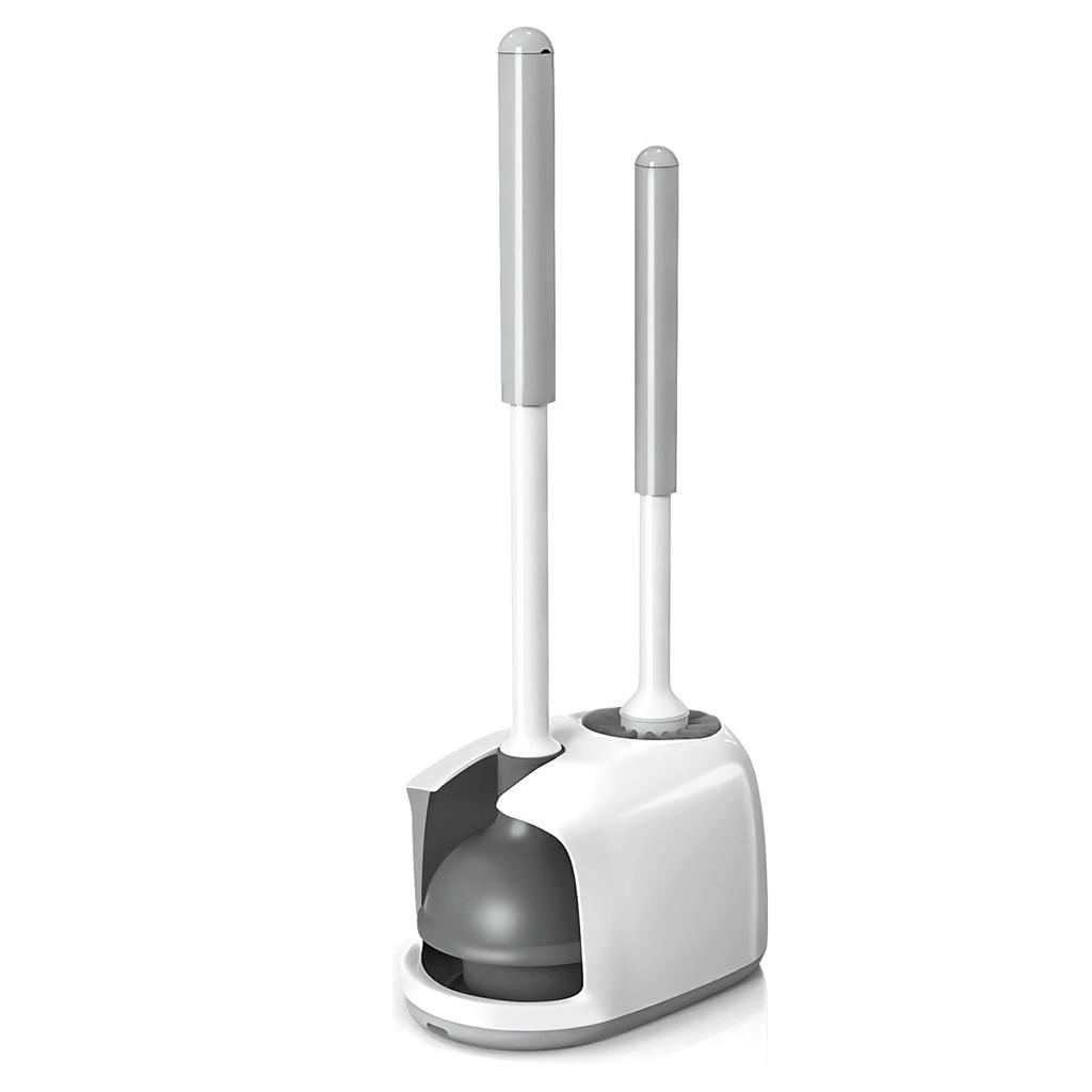 1 Set Toilet Plunger and Bowl Brush Combo for Bathroom Cleaning Toilet Brush and Plunger Set Toilet Brush Bathroom Accessories