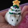 Ручная вязка Рождественская шапка для питомца Украшение Одежда для хомяка Кепка Шляпа для кролика Плюшевая шапка Санты Рождественские украшения Для мелких домашних животных