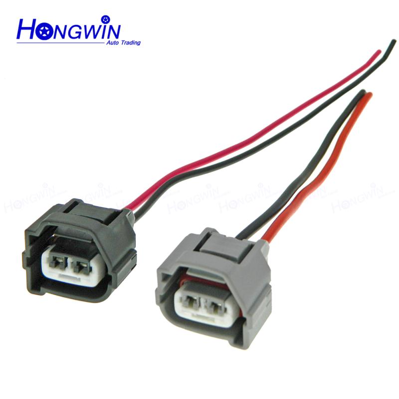 2 Pin Ignition Coil Connector Plug with Cable Wire Harness For Hyundai Accent 1.6L Elantra J3 Toyota Kia 90980-10901 90980-10899