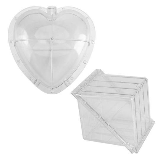 Watermelon Shaping Mold Square Creative Plastic Heart Shape Transparent Shaping Mold for Fruit