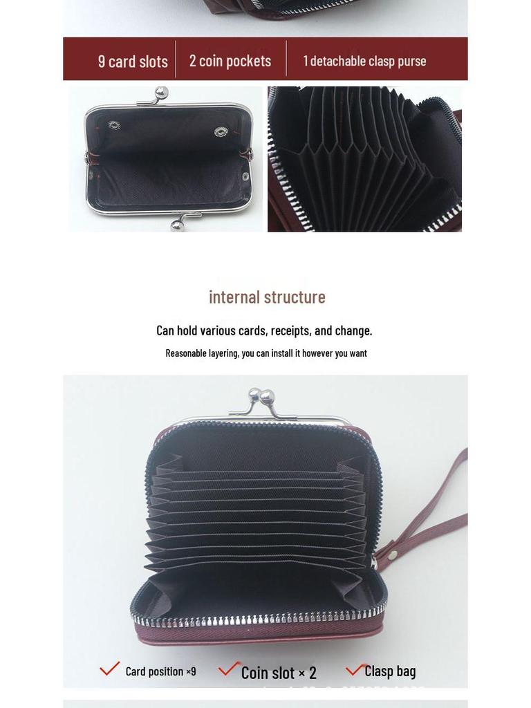 Trendy Fashion Ladies' Large Capacity Wallet & Portable Coin Purse with Card Holder