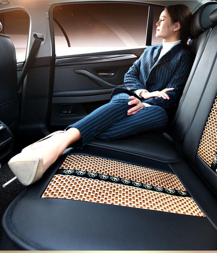 Чехол на сиденье Binyue Cool 1.5T All-Season из кожи Ice Silk, полный комплект (Модель 2022 года)