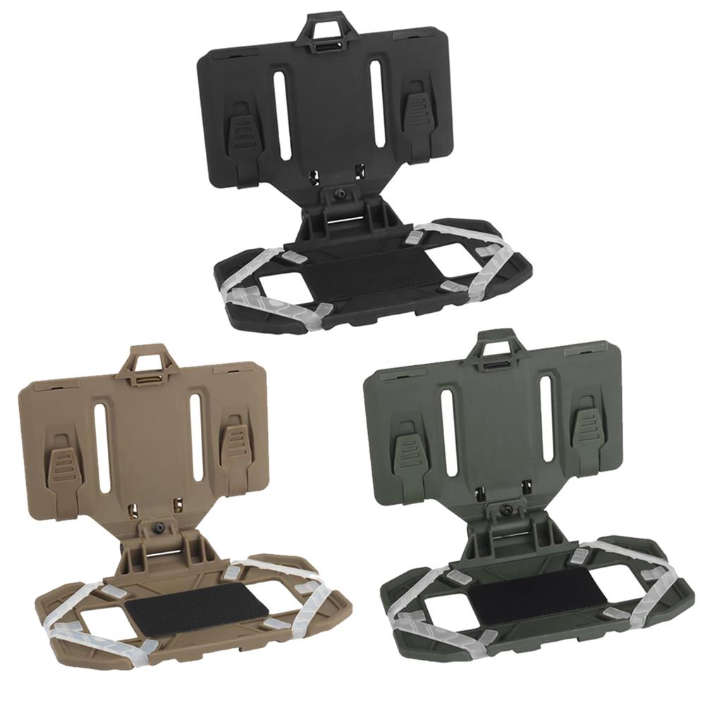 NEW Tactical MOLLE Folded Navigation Board Mobile Phones Navigator Holder Vest Chest Bag Admin Panel Hunting Vest Accessories
