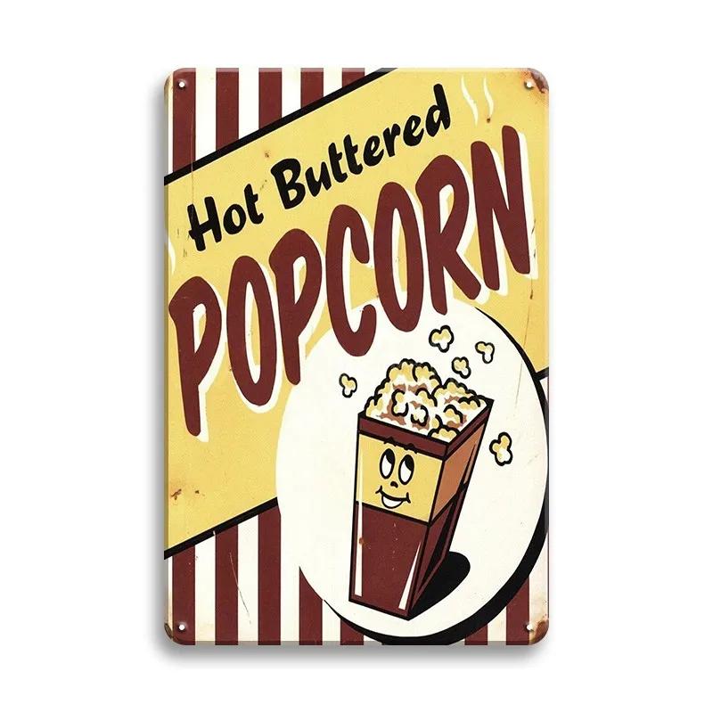 Hot Dog Fresh Hamburgers Metal Signs BBQ Vintage Posters Home Kitchen Wall Decor Iron Plate Painting Fast Food Shop Plaques