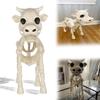 Cow Skeleton Halloween Decoration Cow Skull Prop for Halloween Home Decoration