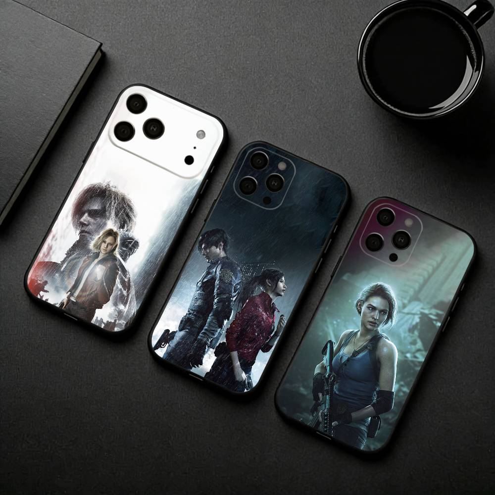 Чехол для телефона Game R-Resident-T E-Evils Силиконовый Мягкий Для IPhone 17pro 16 15 14 13 12 11 X XR Plus Pro Max Plus