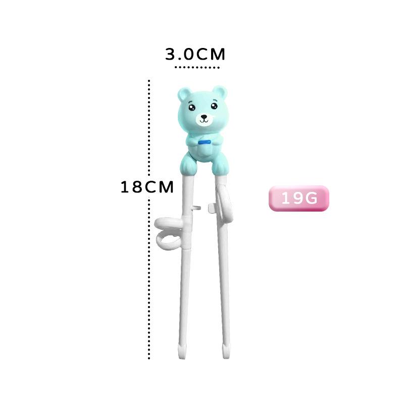 Детский мультяшный обучающий набор палочек для еды и столовых приборов: Ложка, вилка и палочки для еды из нержавеющей стали 304 для младенцев и мам.