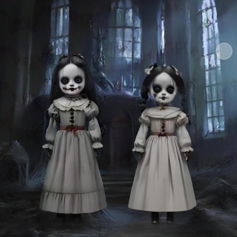 Wood Halloween Ghost Doll Ground Decoration Scary Doll Ground Plug-In Large Swing Ghost Decoration Horror Prop