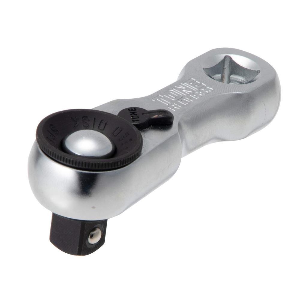 TONE Stubby Ratchet Handle RH3HSS3 Drive Angle (Hold Type) 9.5mm (3/8")