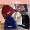 Fashion Letter Embroidery Neutral Casual Warm Knitted Hat For Winter Adults And Teens With Embroidered Ear Protection