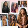 28Inch French Curly Crochet Hair Synthetic Loose Wavy Braiding Hair Bohemian French Curl Braids Extensions