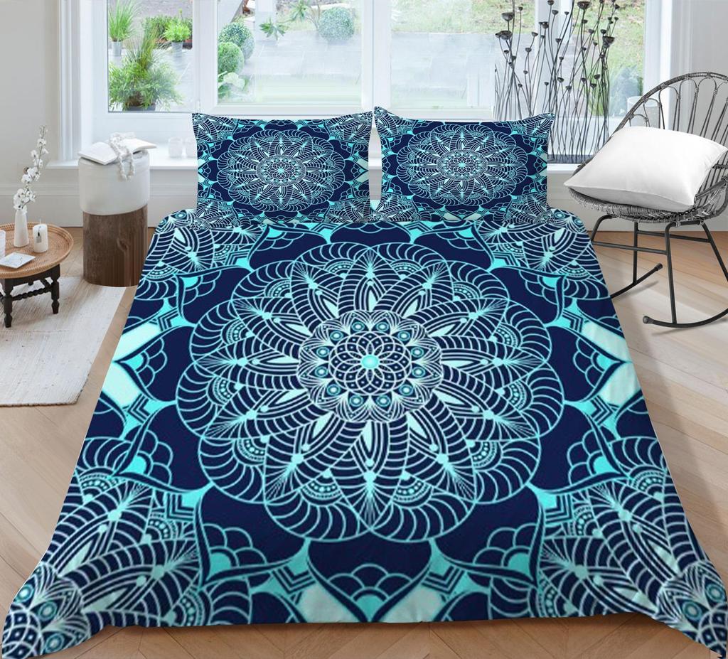 3D Duvet Cover Bohemian Highend Printing Bedding Cover Set Polyester Queen Single Size Boy Girl Luxury Quilt Cover