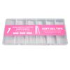 240pcs Long Fake Nail Professional Home Salon DIY Transparent Full Cover Nail Tip for Nail Artist Novice